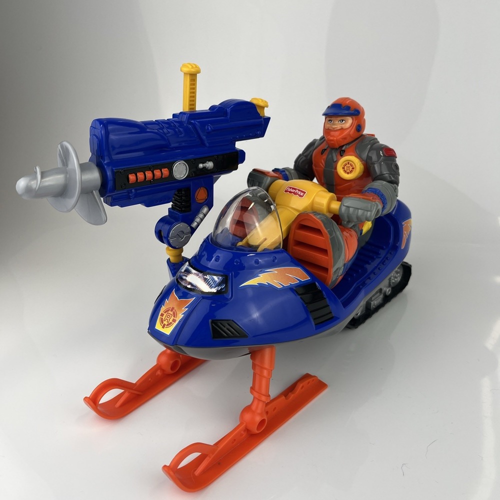 2001 Fisher Price Rescue Heroes Bob Sled Arctic Tracker